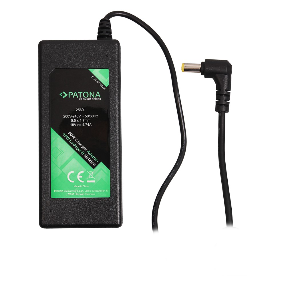 PATONA Premium Netzteil 19V 4,74A 90W für Acer Travelmate 2400 2410 2430 2440 2490 arli notebook laptop Aspire Ferrari AP.09001.002 AP.09001.005 AP.09001.010 AP.09001.012 AP.09003.011 AP.09006.004 AP.09006.006