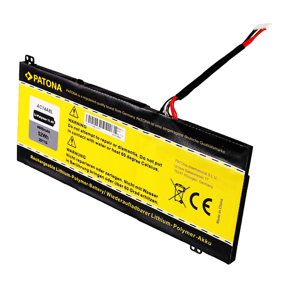 Akku für Acer Aspire Nitro V15 VN7 AC14A8L 3ICP7/61/80 AC14A8L AC15B7 LKT.0030G.001 original arli patona 15 Nitro VN7-571 VN7-571G VN7-591 VN7-591G VN7-791 VN7-791G VN7-591G-70RT VN7-591G-74SK VN7-791G-73AW