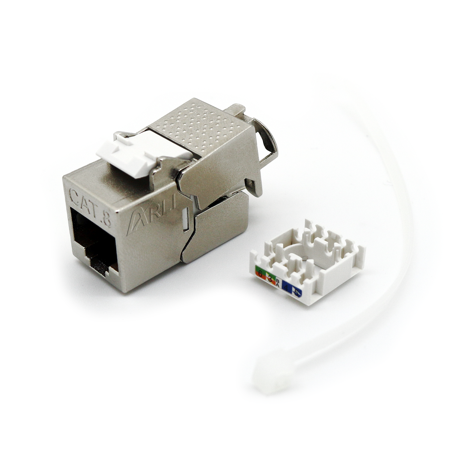ARLI Keystone CAT8.1 Modul metall geschirmt werkzeuglose Montage - Werkzeugfrei