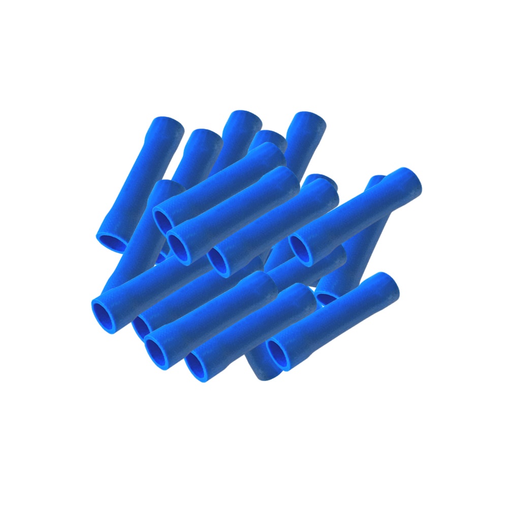 arli crimpzange 0,5 - 6 mm Stossverbinder set rot blau gelb 0,5 1,5 2,5 4 6 mm handcrimpzange kabelschuhe quetschverbinder krimpzange stoßverbinder stoss stoß verbinder flachsteckhülse kabeloverbinder crimp zange sortiment