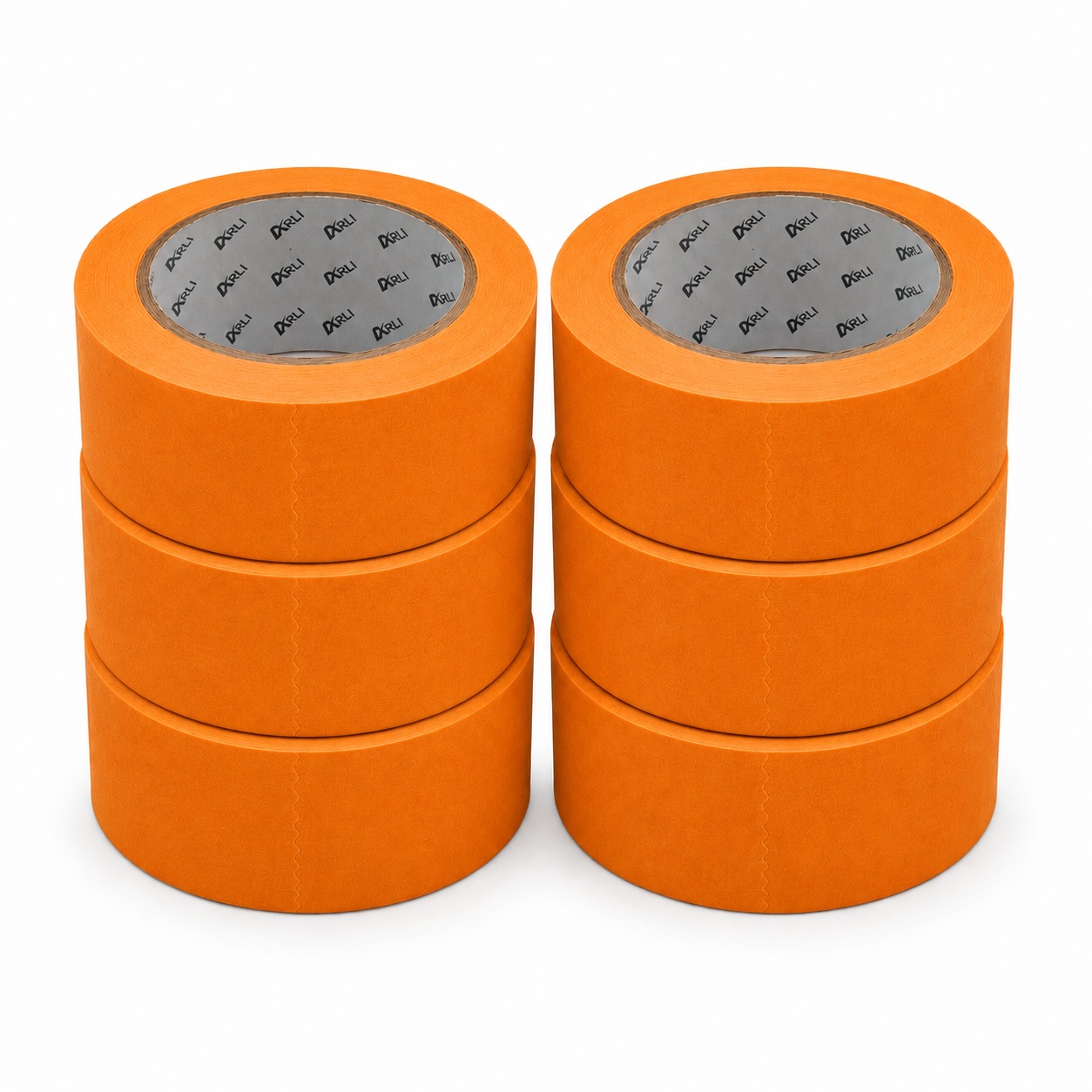 6x Kreppband Goldband 50 mm x 50m Acrylat Abdeckbänder ECO für Maler und Lackierer