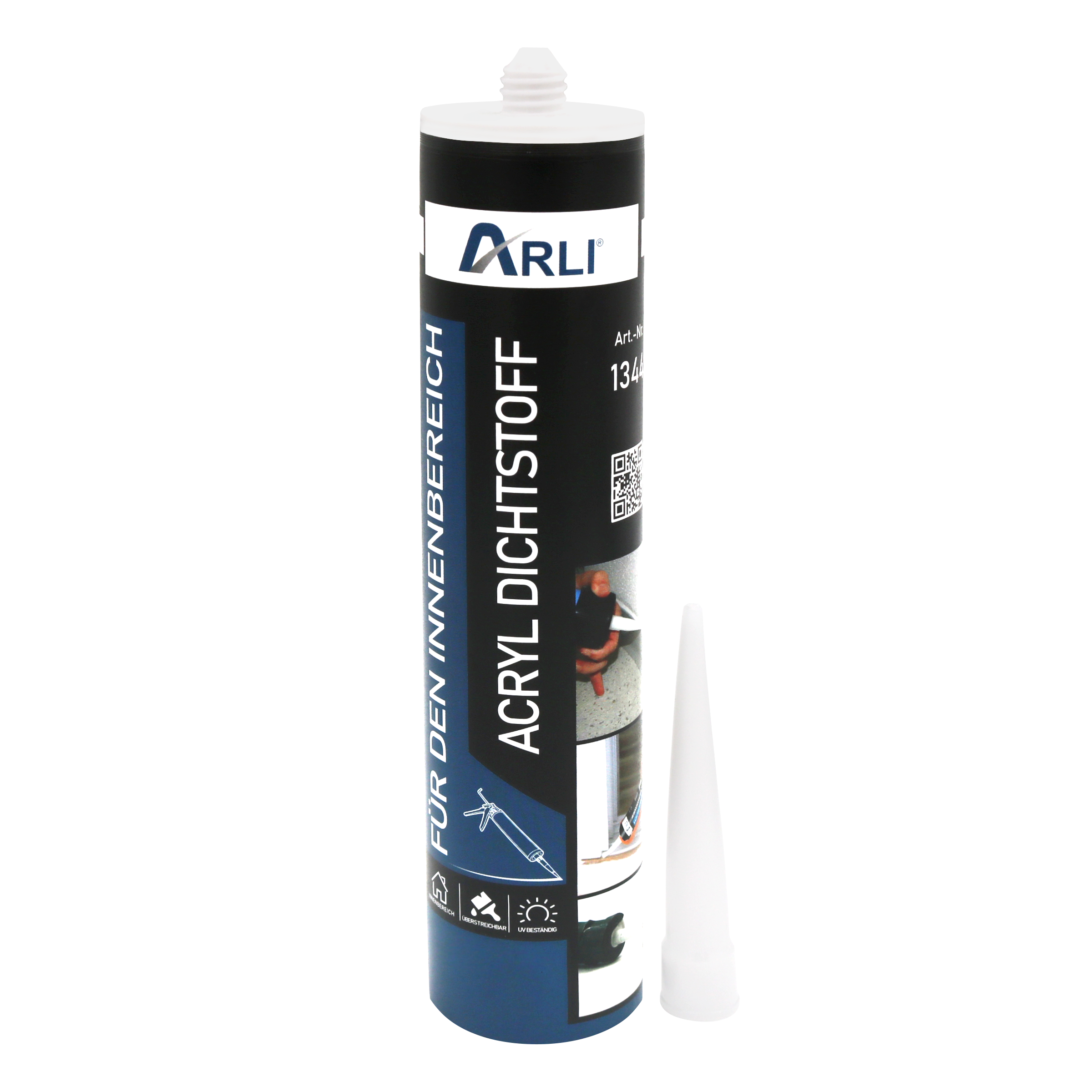 ARLI Acryl 310ml weiß überstreichbare Dichtstoff Universal Bauacryl Maleracryl Fugendichter Dichtmasse