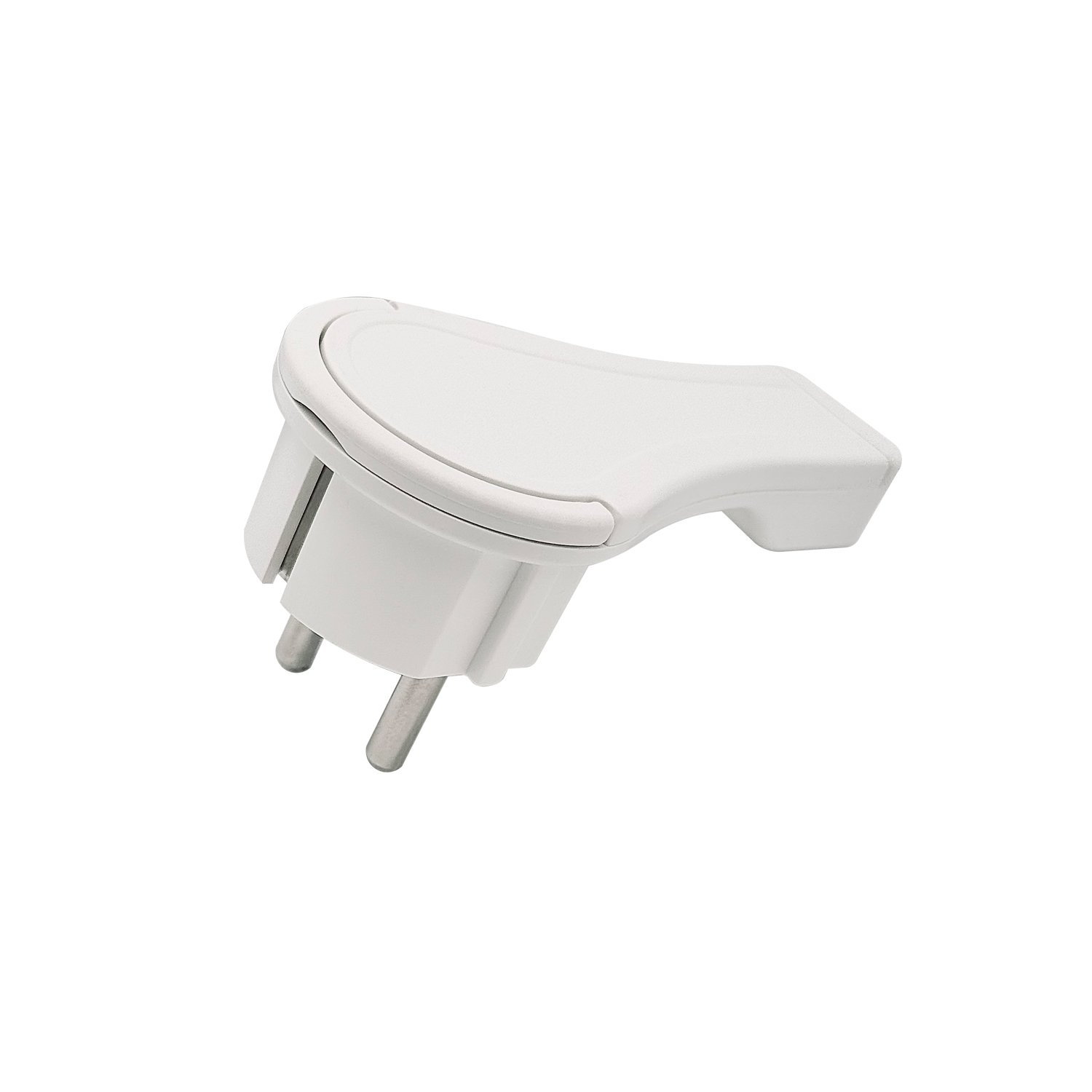 arli steckdosenadapter stecker aufputzsteckdose 10 x 10x schuko stecker flach flachstecker eurostecker netzstecker stromstecker strom gewinkelt winkel 3 x 1,5 mm kabel stromkabel 16a 250v schraubbar klapp grif extraflach schutzkontakt