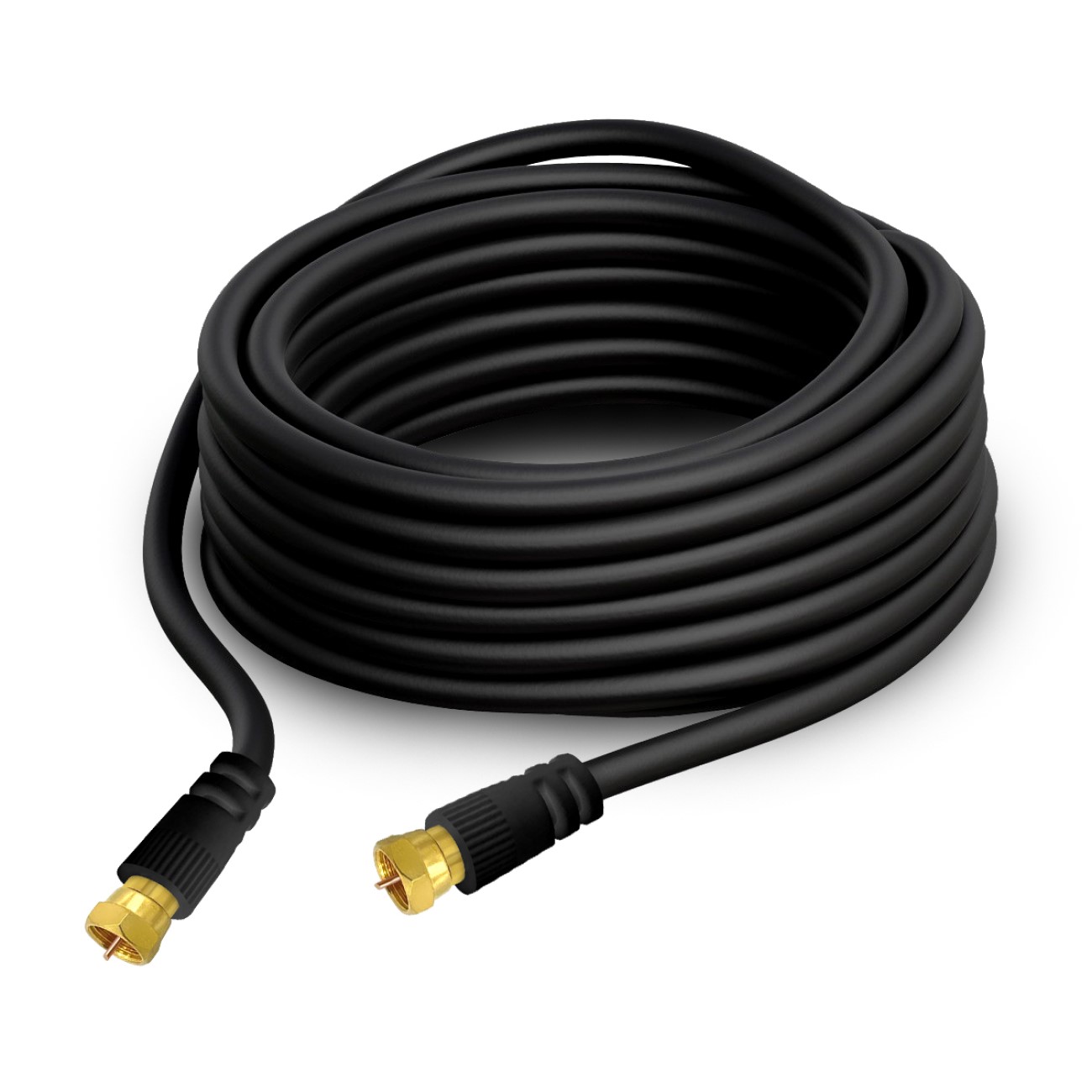 7m ARLI HD Sat Anschlusskabel schwarz vergoldet max. 135 dB