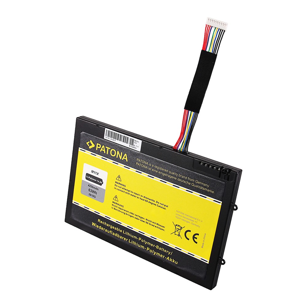 Akku Dell Alienware M11x M14x R1 R2 R3 PT6V8 8P6X6 08P6X6 KR-08P6X6 T7YJR P06T 4250 mAh original arli patona ersatzakku laptop notebook batterie battery M11x M11xR1 M11xR2 M11xR3 M14xR1 M14xR2 ersatz akkus
