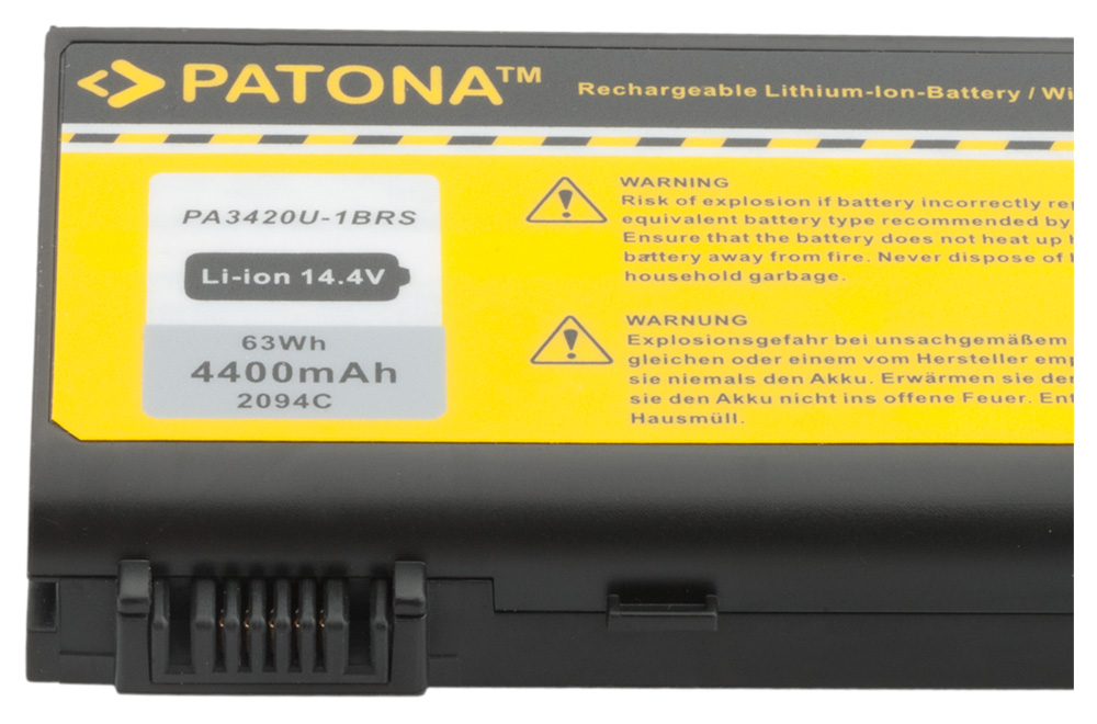 Akku Toshiba Satellite M30X M35X M40X Pro PA3395U PA3421U M 30 35 40 X 4400 mAh original arli patona ersatzakku laptop notebook PA3395U-1BRS PA3421U-1BRS ersatz akkus passend kompatibel