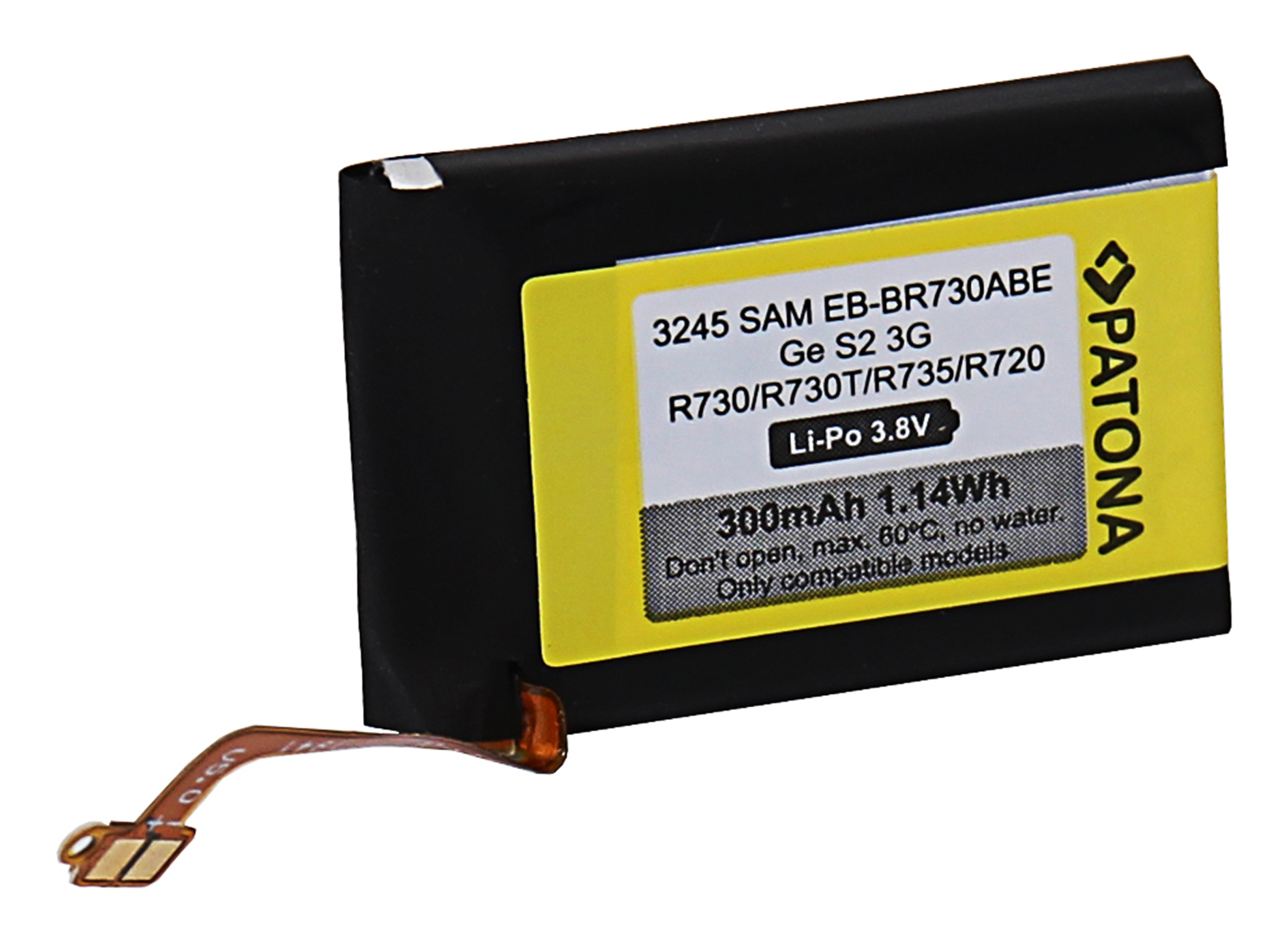 Akku EB-BR730ABE kompatibel mit Samsung Gear S2 3G R730 R730t R735 R720 GH43-04538B