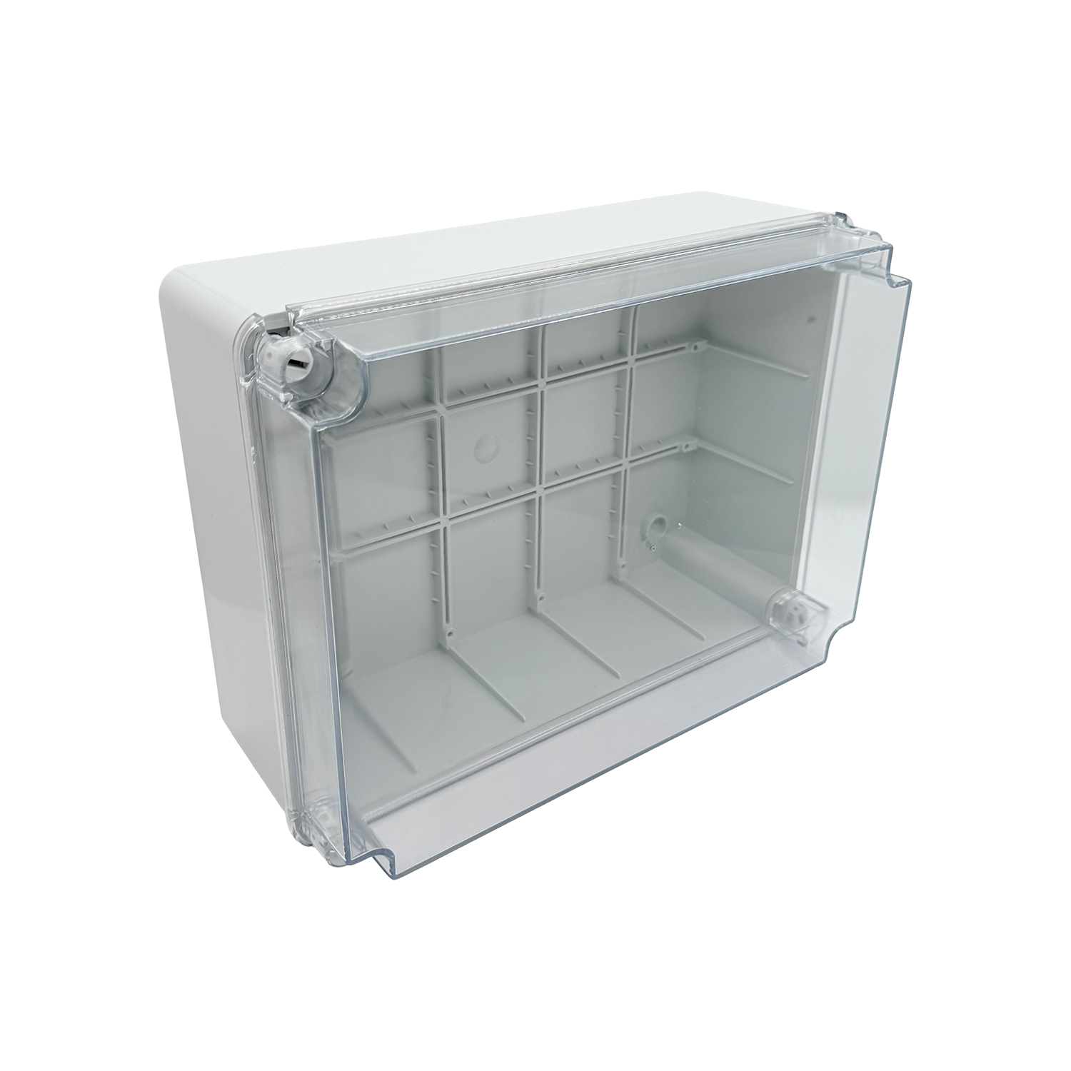 ARLI Abzweigdose IP67 Sichttür 310 x 230 x 130 mm Aufputz Feuchtraumdose transparent Deckel
