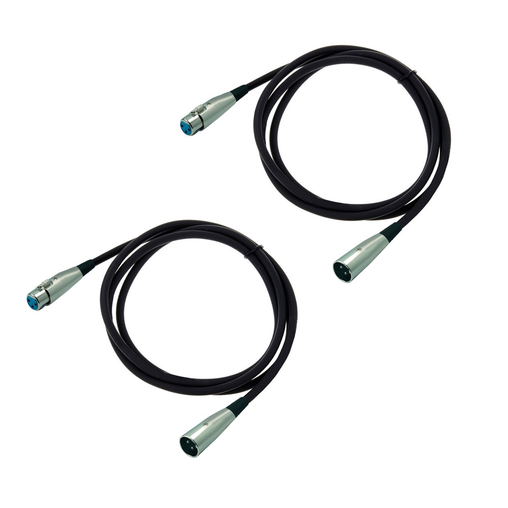 Mikrofonkabel-XLR-male-female-Mikrokabel-Klinke-stereo