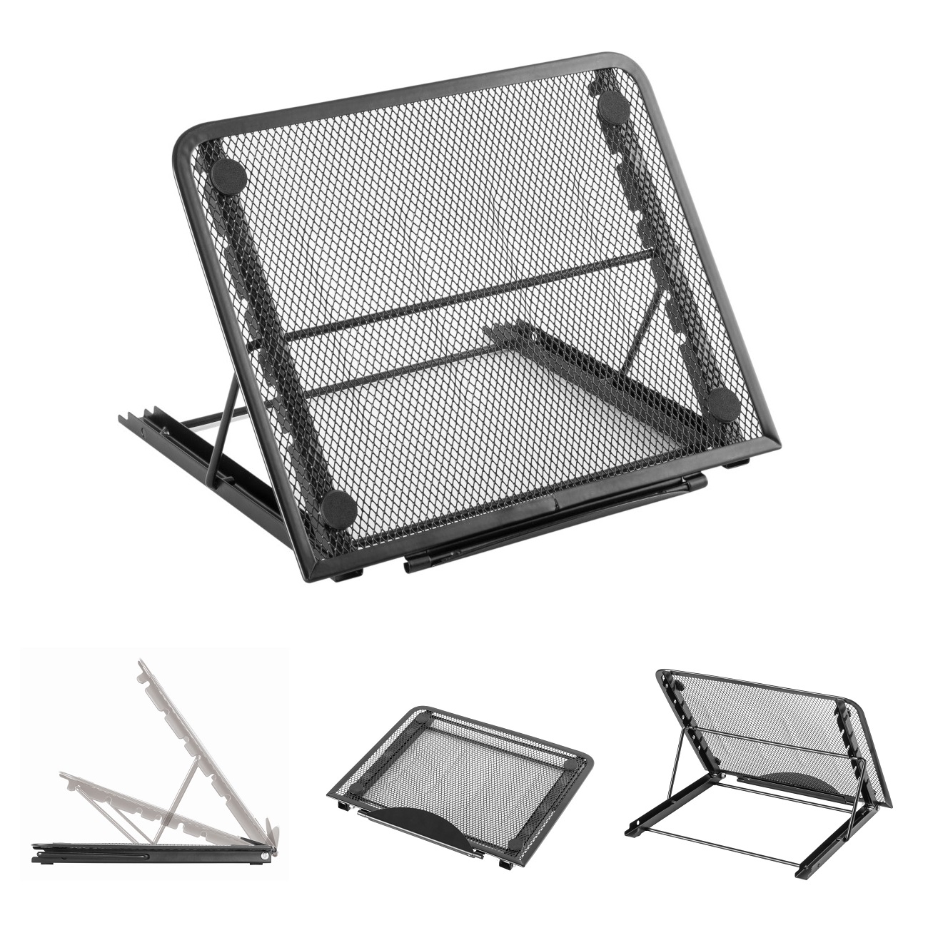 arli tablet notebook laptop ständer halterung belüftet verstellbar stand halter tisch office bürp profi ablage kühlung kühler  ipad i pad apple samsung mischpult dj controller pult laptophalter notebooks unterlage mywall my wall neigbar belüftung