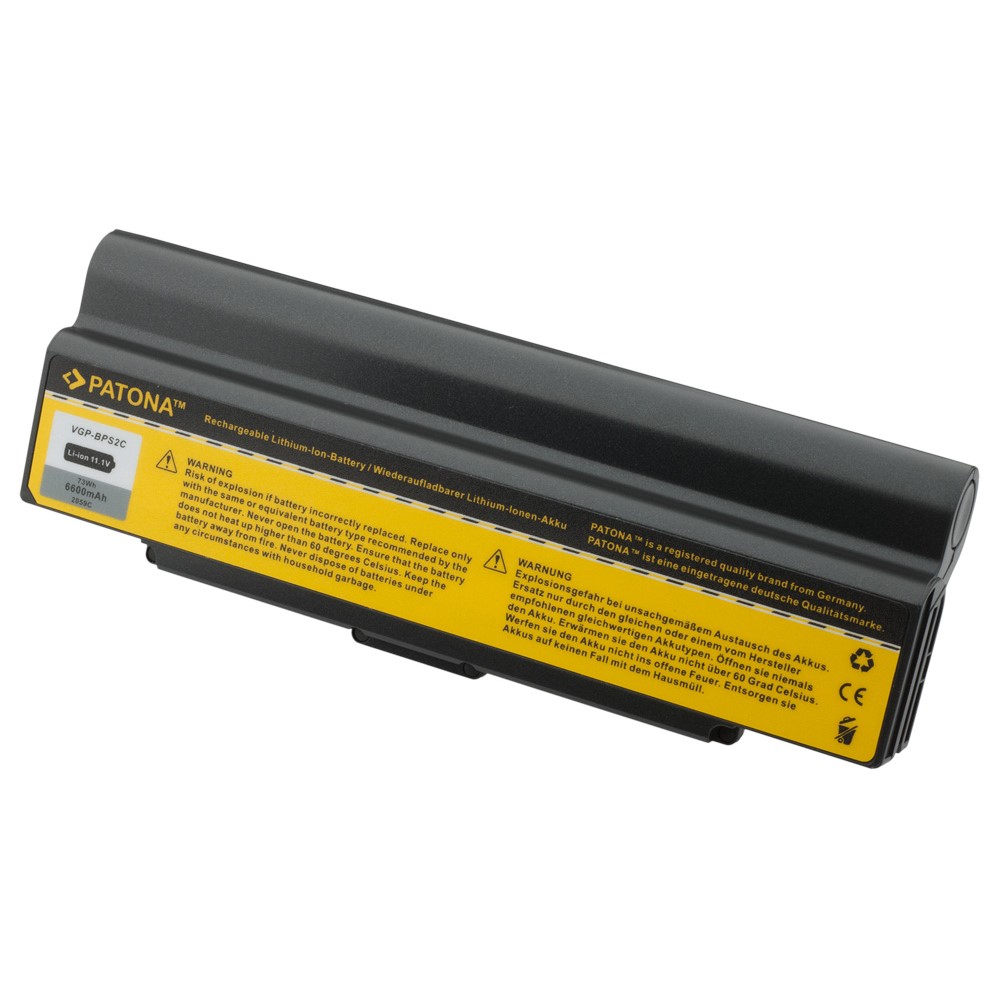 Akku Sony PCGA-BPL2 PCG 6C1Z S50 S70 S90 VFB S1XP VFN S90PSY5 VGN FE11 6600 mAh original arli patona ersatzakku laptop notebook VGPBPL2.CE7 VGPBPL2CE7 VGPBPS2 VGP-BPS2 VGPBPS2A VGP-BPS2A VGPBPL2 VGP-BPL2